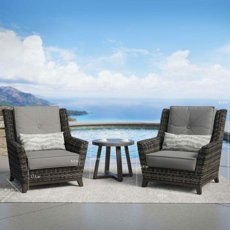 Lansing 3pc Club Seating Set