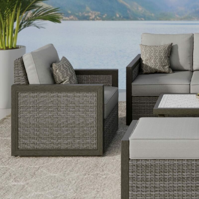Logan 6-Piece Deep Seating Set (Greige)